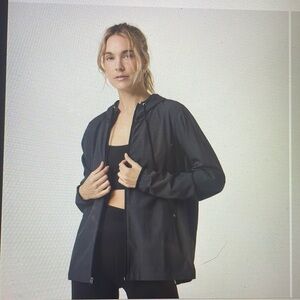 Women's Black Hooded Jacket